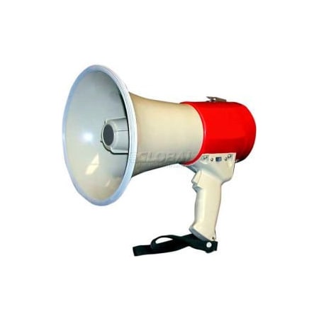Mg Electronics 15 Watt Piezo Dynamic Megaphone With Pistol Grip, Built-In Siren & Whistle PGM-15PD